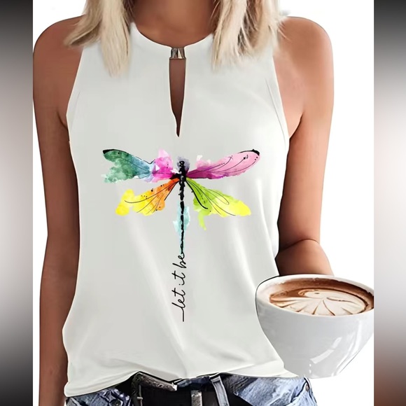 Tops - Nwt Dragonfly tank top